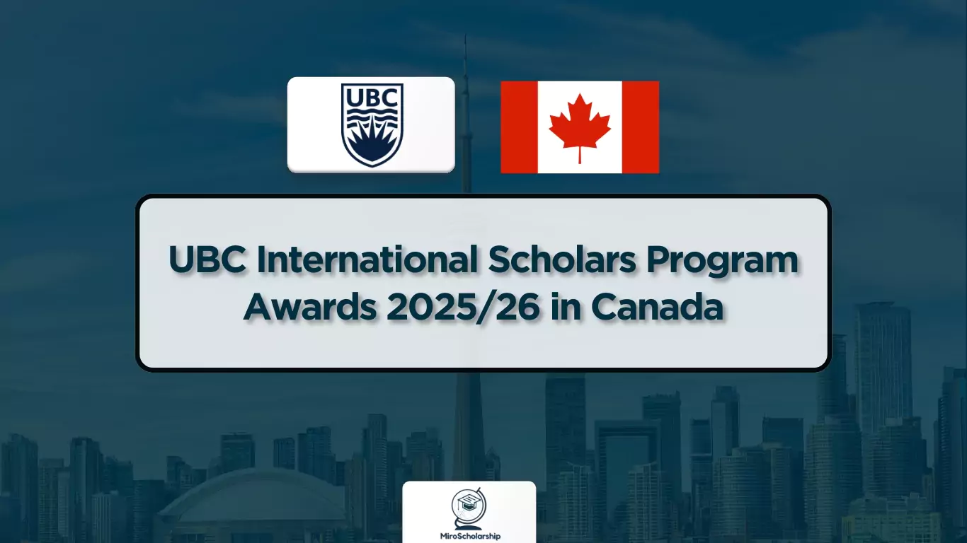 UBC International Scholars Program Awards 202526 in Canada